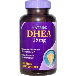 Препараты для повышения тестостерона Natrol DHEA 25 мг  (180 таб)