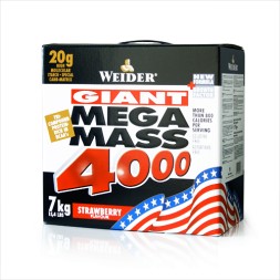 Гейнер с простыми углеводами Weider Mega Mass 4000  (7000 г)