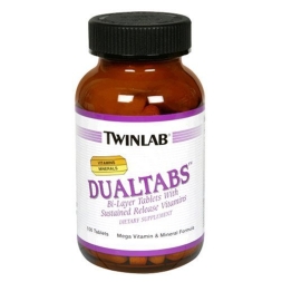 Комплексы витаминов и минералов Twinlab Dualtabs  (100 таб)