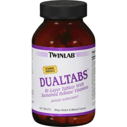 Комплексы витаминов и минералов Twinlab Dualtabs  (200 таб)