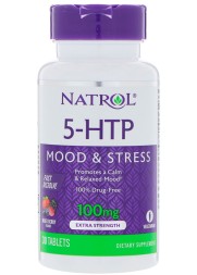 БАДы для мужчин и женщин Natrol 5-HTP 100 мг  (30 таб)