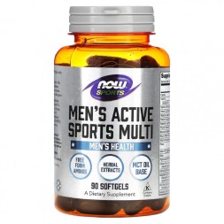Мужские витамины NOW Men's Active Sports Multi   (90 softgels)