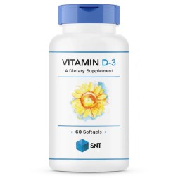 Отдельные витамины SNT Vitamin D3 5 000 IU  (60 Softgels)